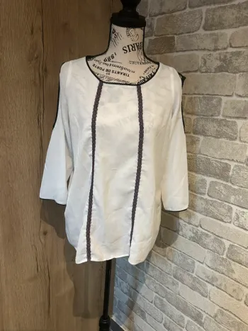 Blouse épaules dénudées taille 40