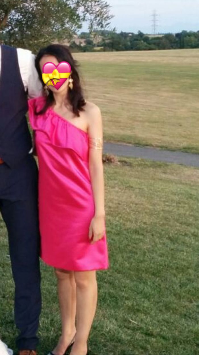 Robe satin one shoulder mariage Naf Naf Beebs by Kiabi