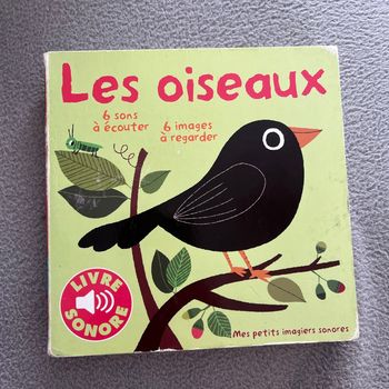 Livre sonore les oiseaux