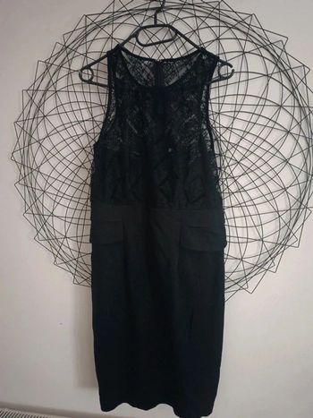 Robe noire dentelle les 3 suisses taille 38 #giustina9femme38