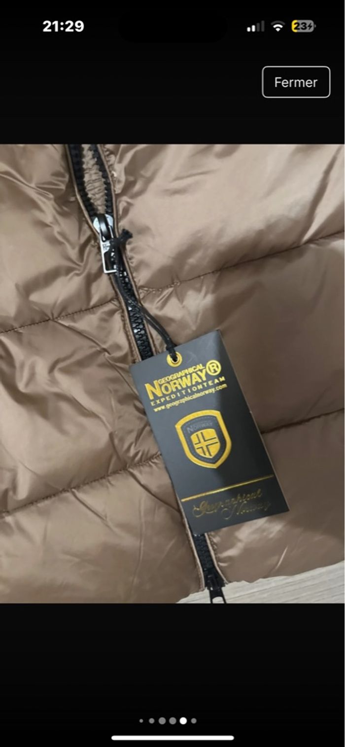 Doudoune norway geographical taille m neuve - photo numéro 5