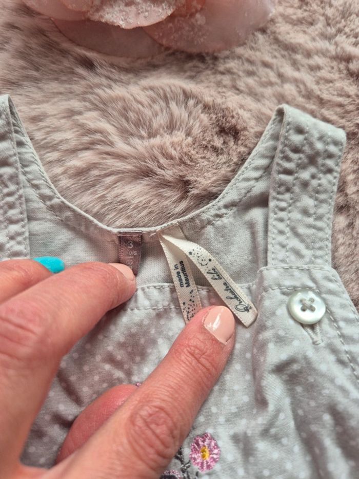 Robe été grise orchestra 3 mois - photo numéro 4