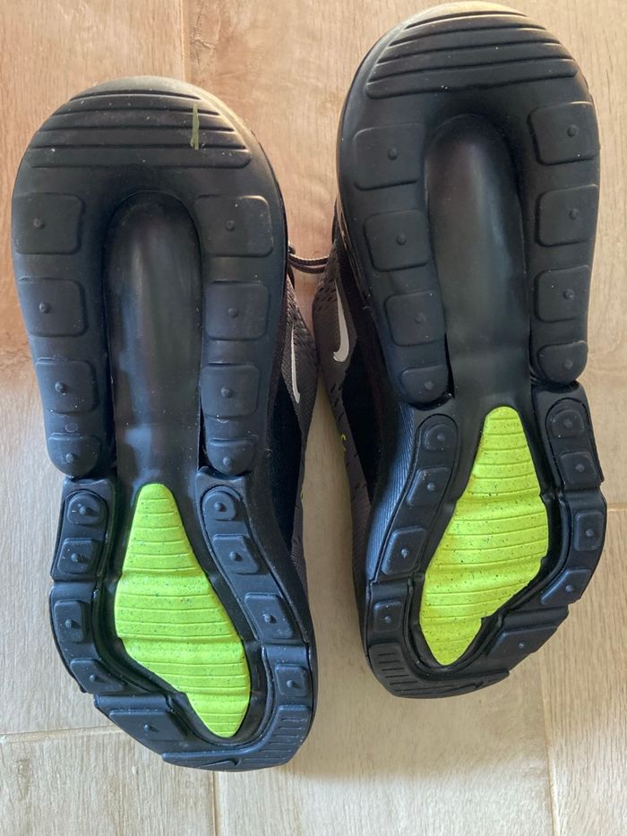 Nike Air Max 270 - Gris & Jaune Fluo (Volt) - 37.5 - photo numéro 3