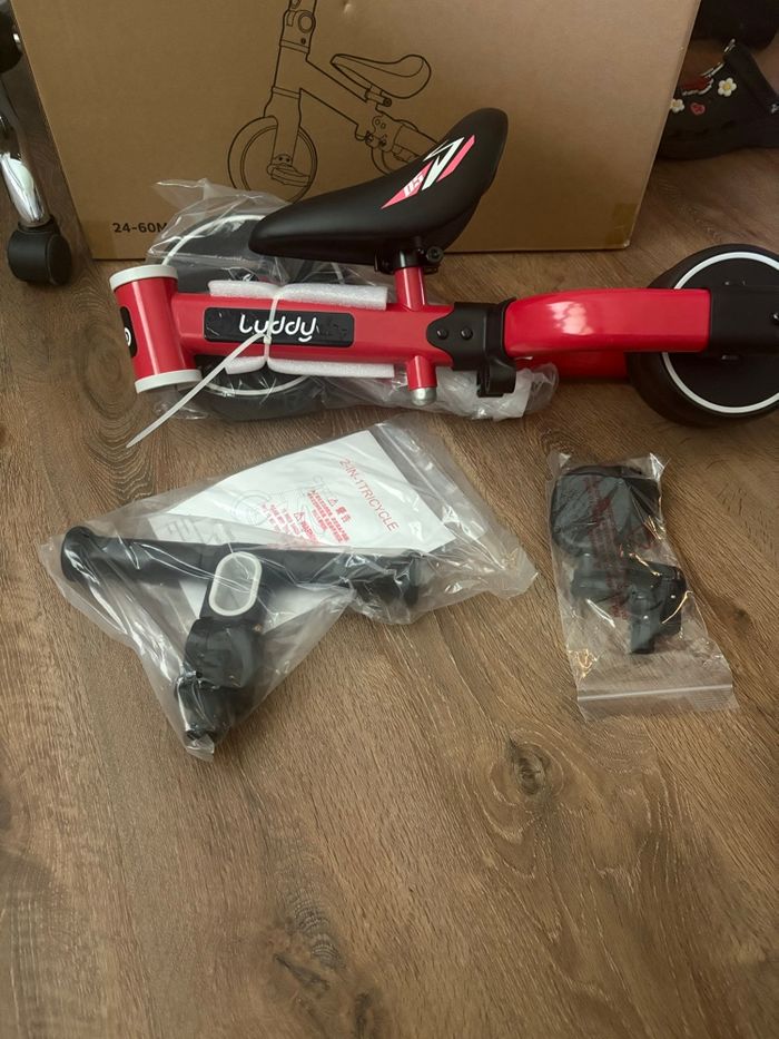 Tricycle et draisienne 2 en 1 - photo numéro 2