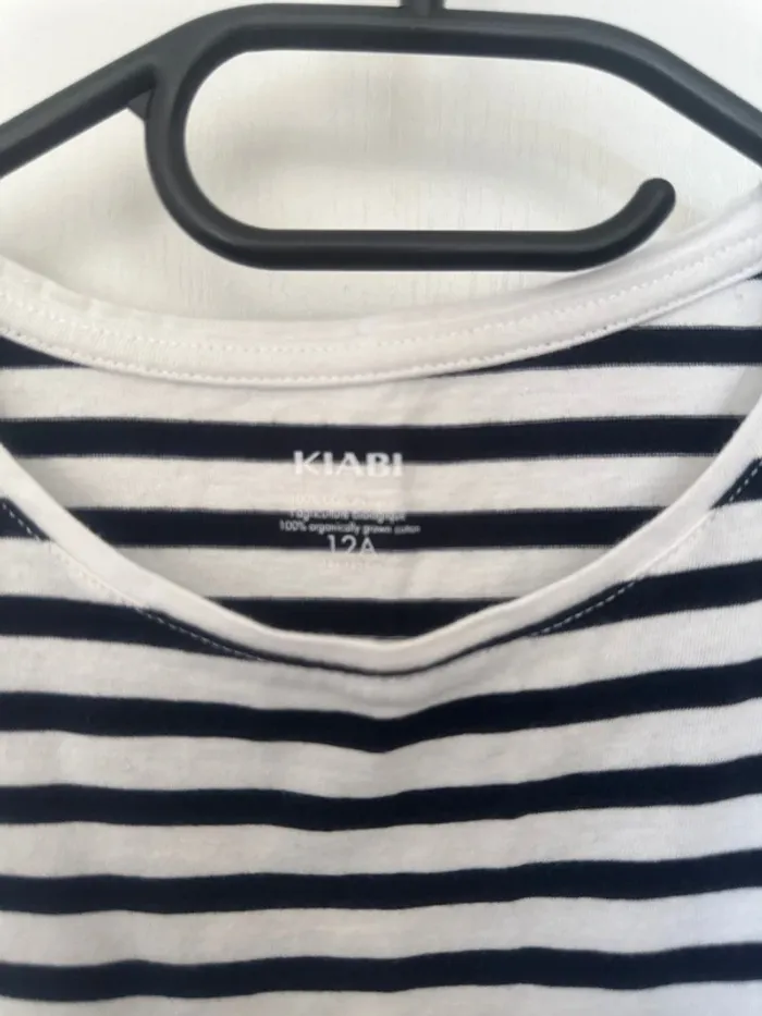 T-shirt marinière manche courte été - photo numéro 2