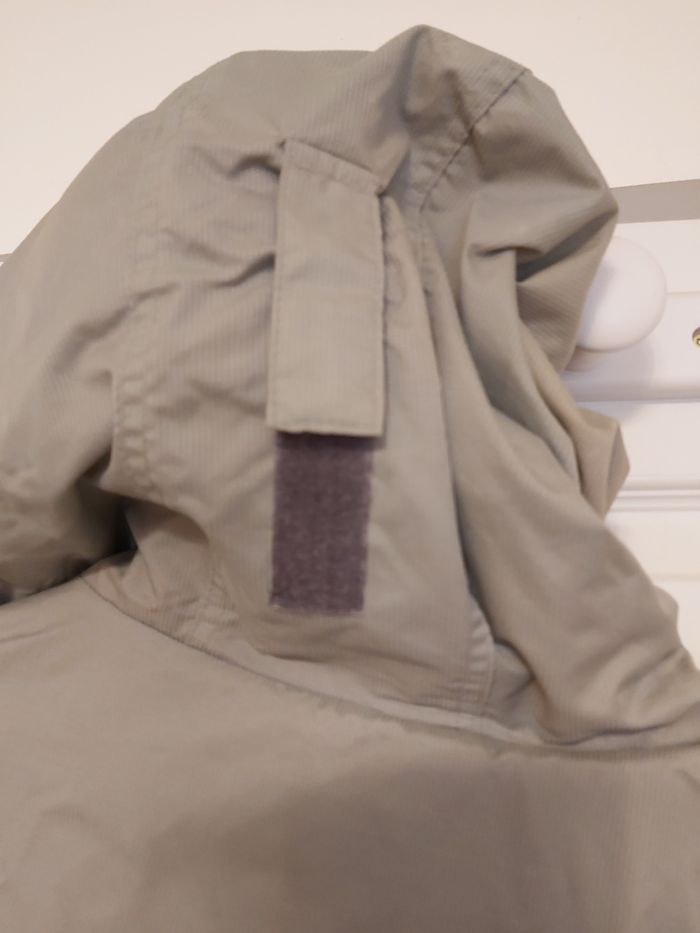 Blouson réversible noir bleu et gris à capuche - photo numéro 3