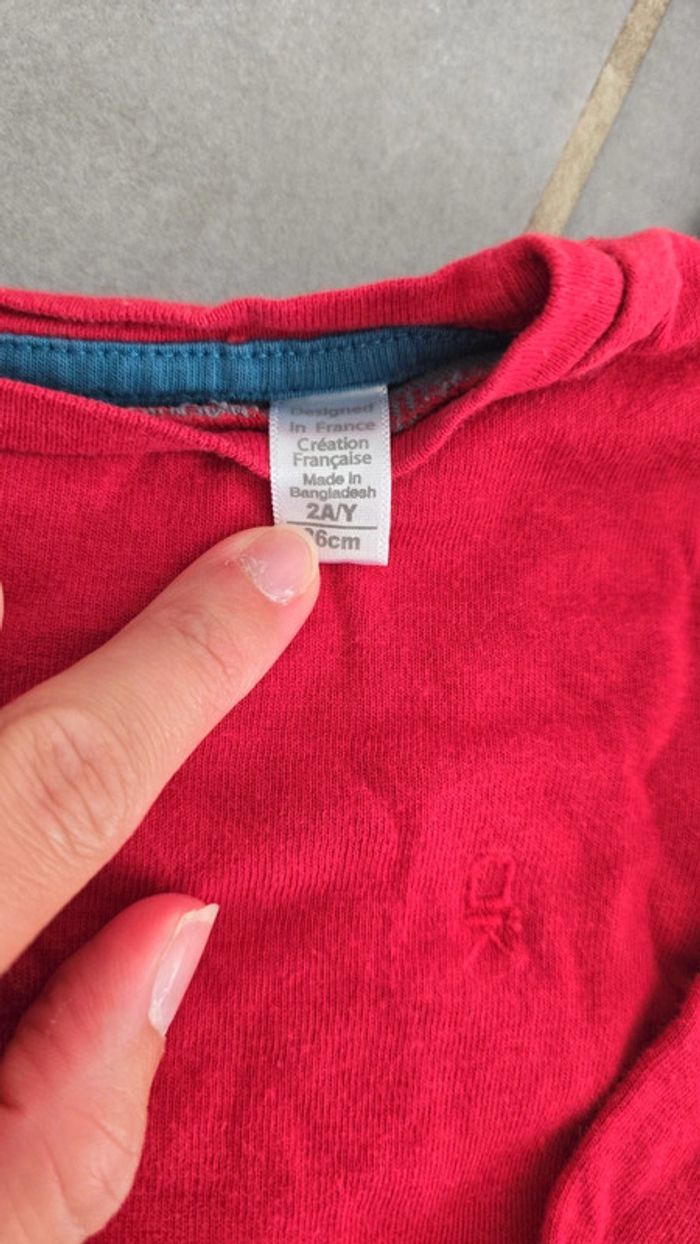 Lot de 2 tee-shirts manches longues - photo numéro 3