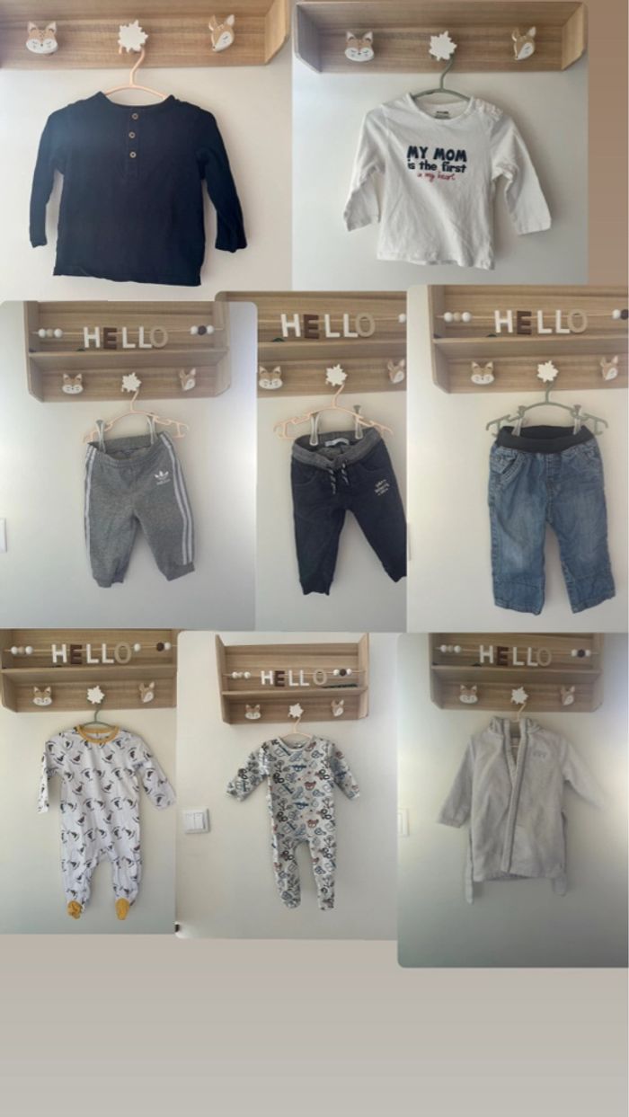 Lot de vêtement en 12 mois