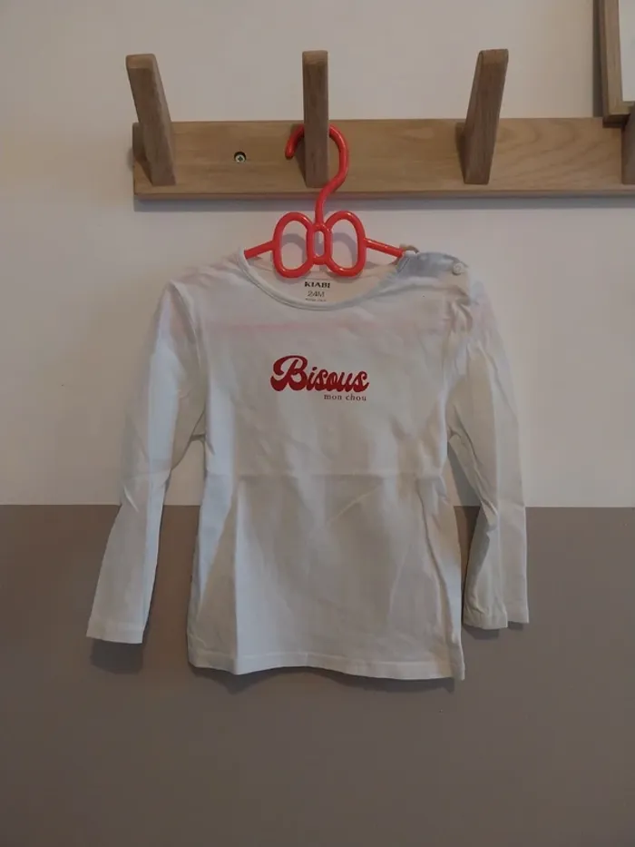 Tee shirt manches longues 24 mois