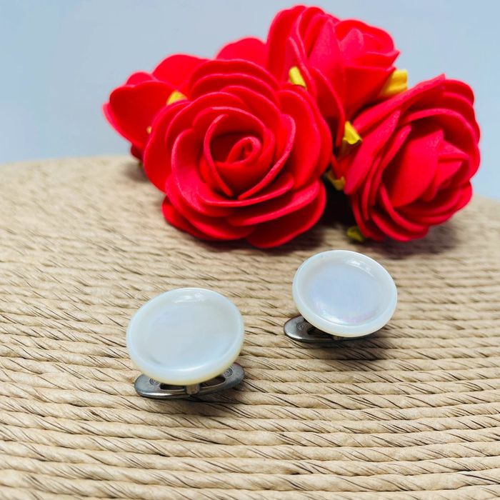 🔥 Boutons de manchette chic et raffiné . Vintage. Nacre véritable - photo numéro 11