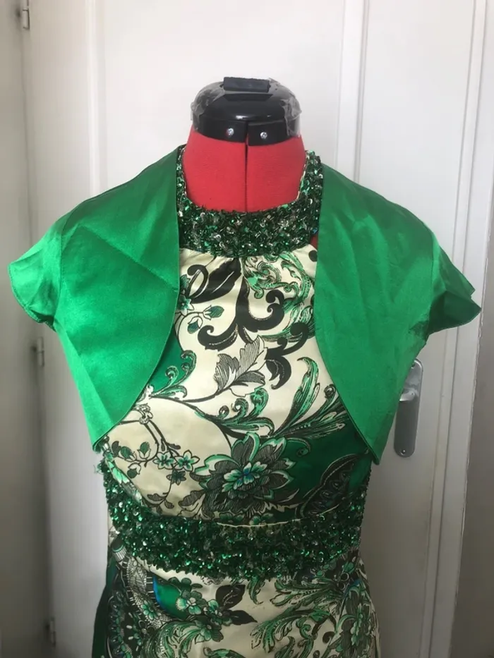 Robe de soirée + boléro T36/38 femme 👗 - photo numéro 8