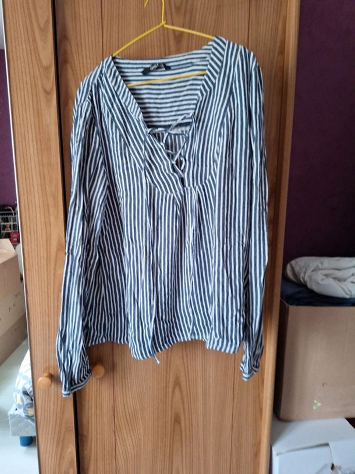 Haut manches longues rayé only