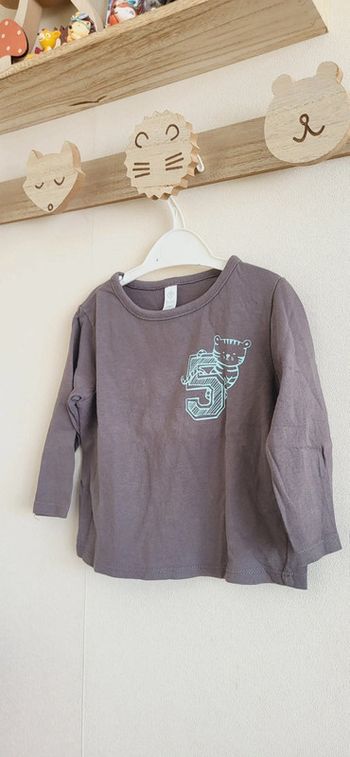 Maillot longues manches TeX 18 mois