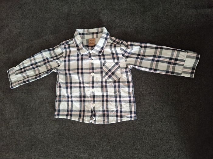 Chemise à carreaux 18mois