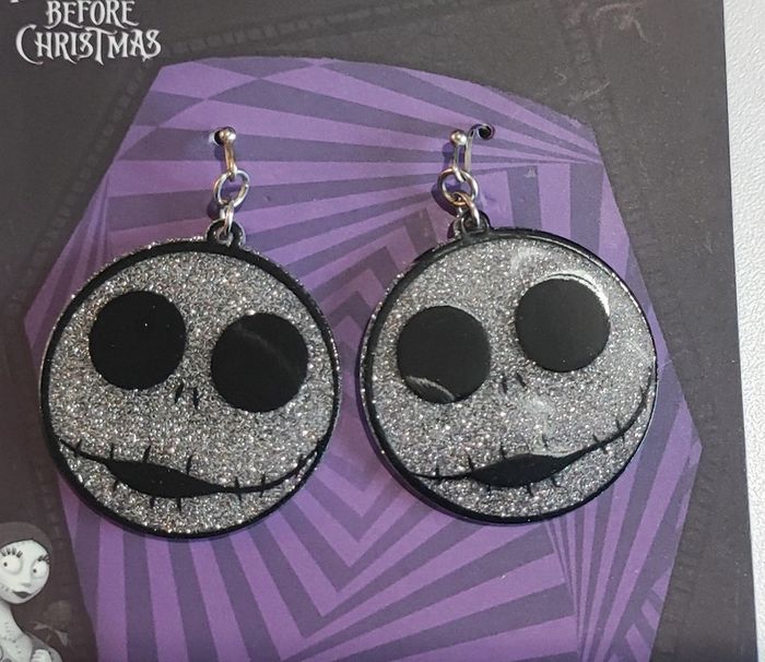 Pendants d'oreilles Jack Skellington - photo numéro 2