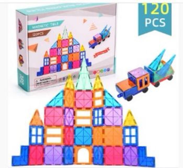 Blocs de construction magnétiques 120 pièces - photo numéro 9