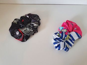 lot de 2 élastique chignon demon slayer