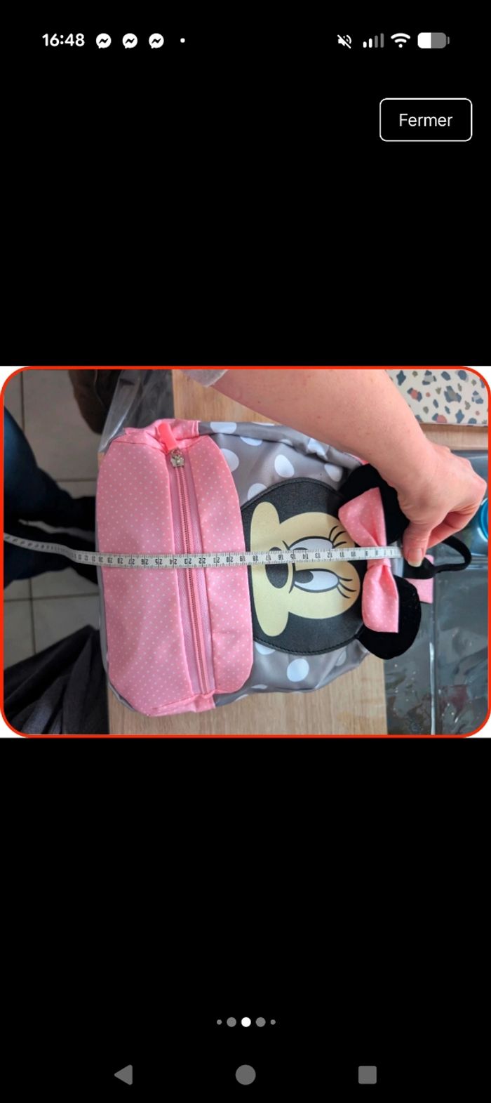 Petit sac à dos Minnie Mouse Disney neuf - photo numéro 6