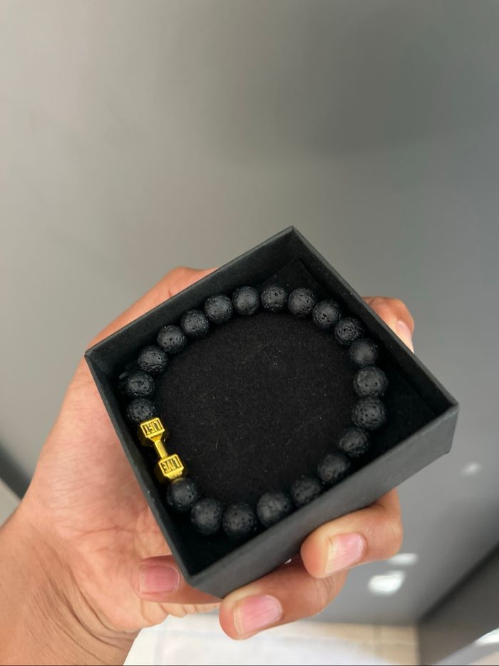 Bracelet noir altère - photo numéro 4