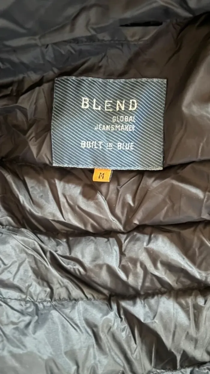 💕 doudoune fine noire taille M 38 #blend - photo numéro 5