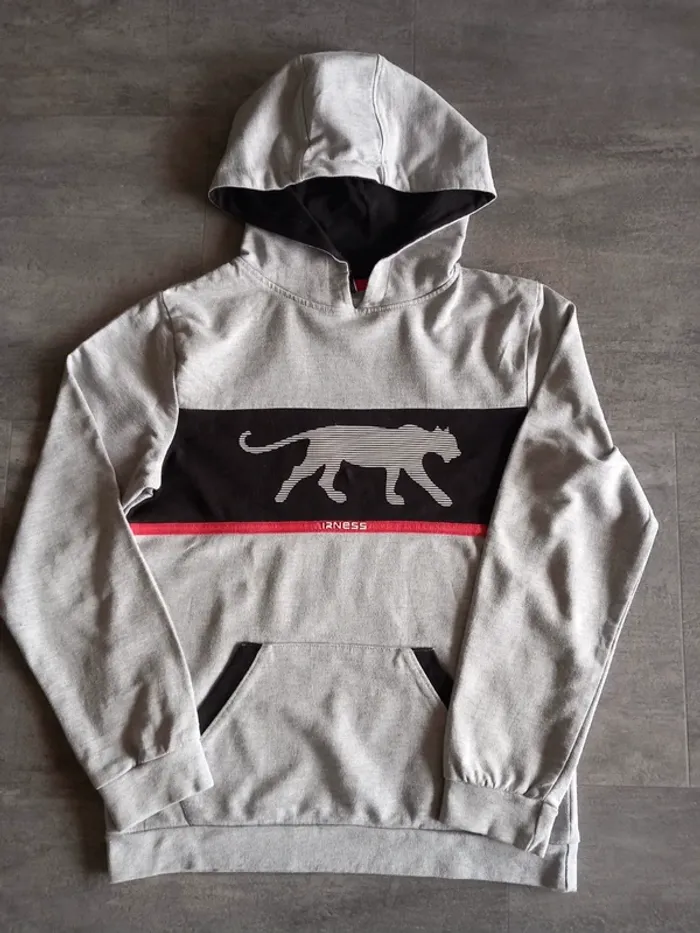 Sweat à capuche garçon Airness 10 ans.