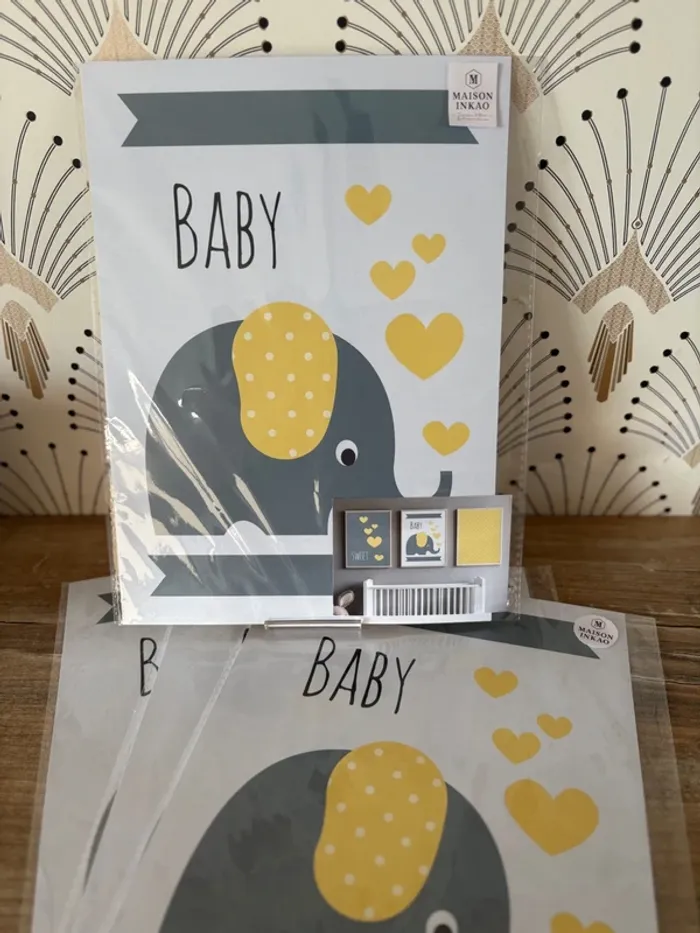 Affiches Sweet baby pour chambre enfant