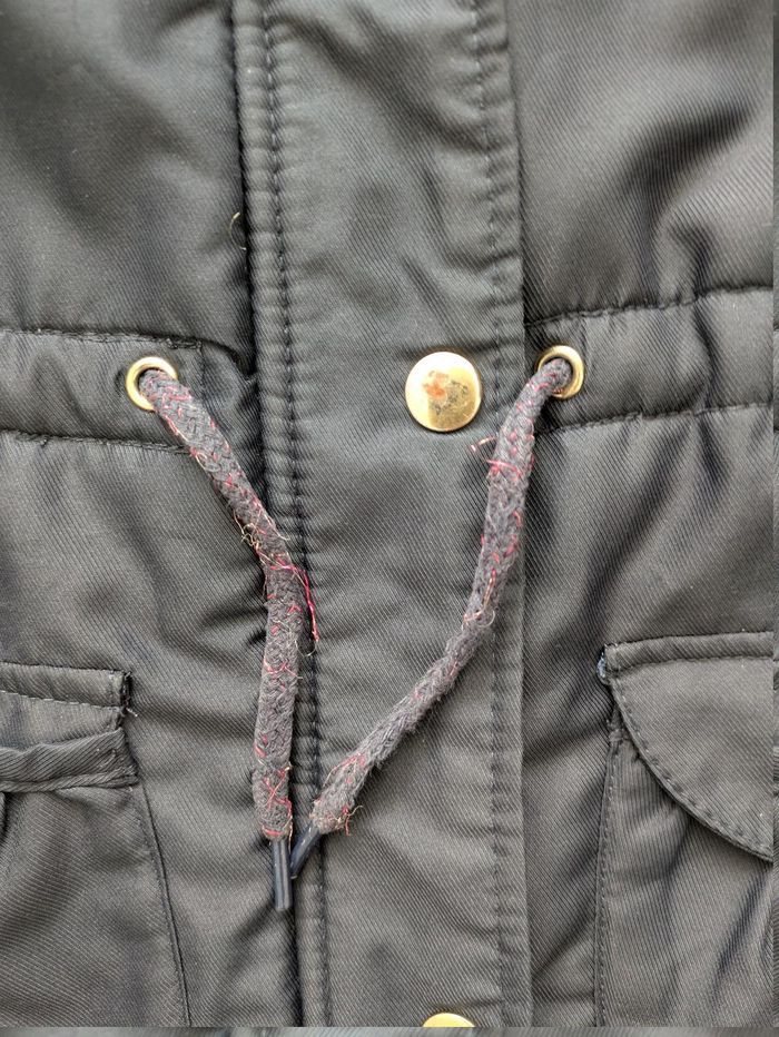 Parka manteau chaud hiver avec gilet fille 10 ans - photo numéro 4