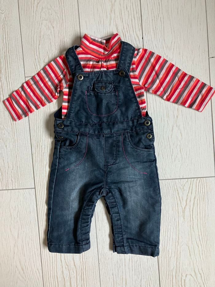 Ensemble salopette 6 mois