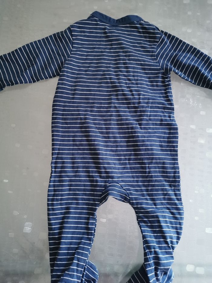 Pyjama bébé bleu marine - photo numéro 3