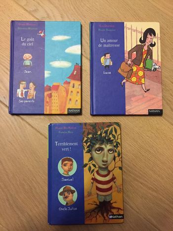 3 livres collection demi-lune - 7/9ans