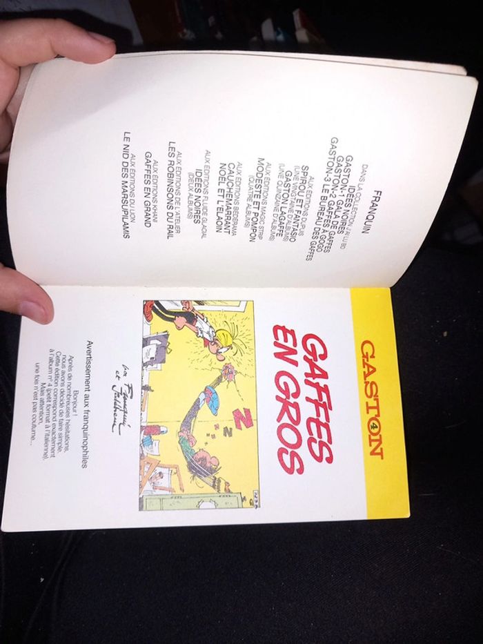Livre BD Gaston - photo numéro 4