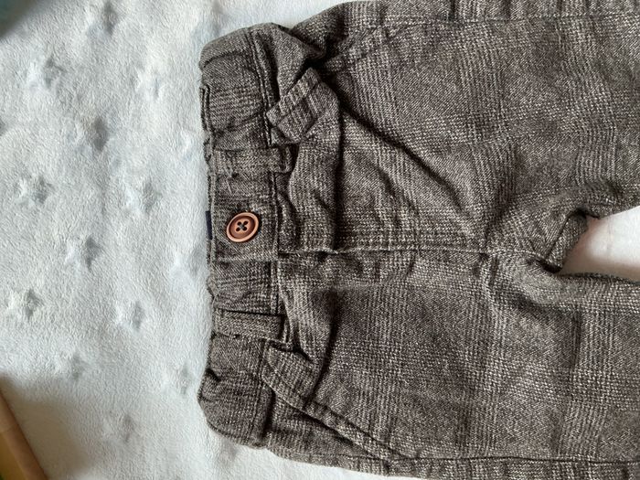 pantalon doublé gris et noir taille réglable 3 mois kiabi - photo numéro 6