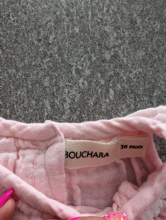 Débardeur blouse rose chic fille 3 ans comme neuf - photo numéro 3