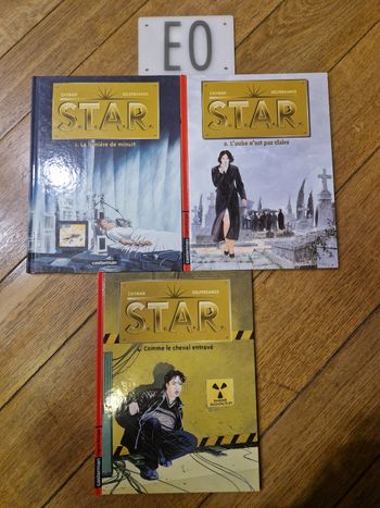 Lot de 3 bd s.t.a.r tome 1,2,4 en eo