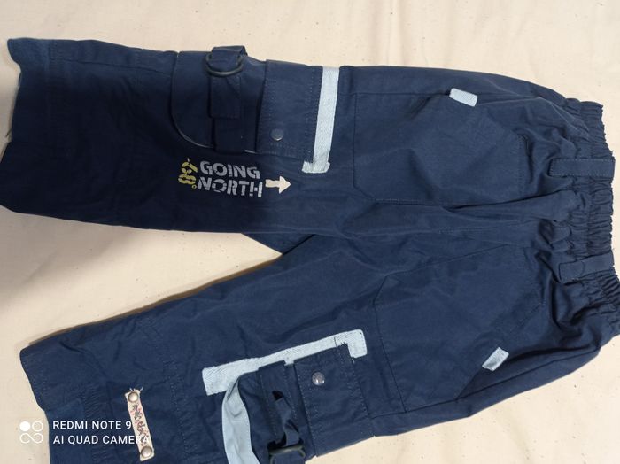 lot de 2 pantalons doublées polaires 18 mois ref 913 C6 - photo numéro 2