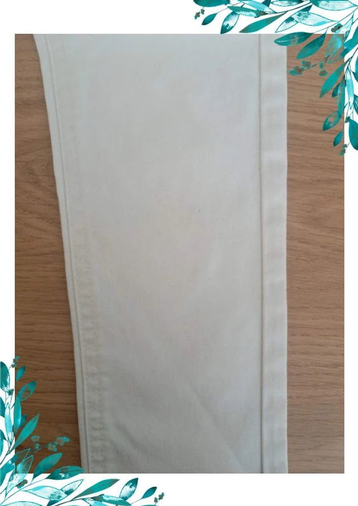 Pantalon blanc fille 4 ans - photo numéro 3