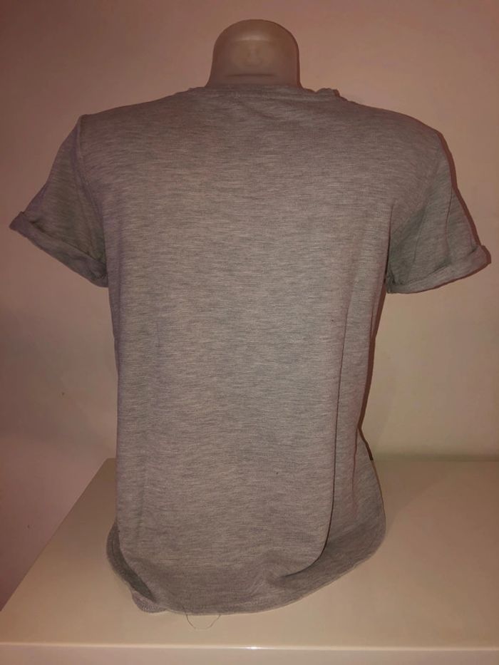 Tee-shirts gris Zara - photo numéro 5