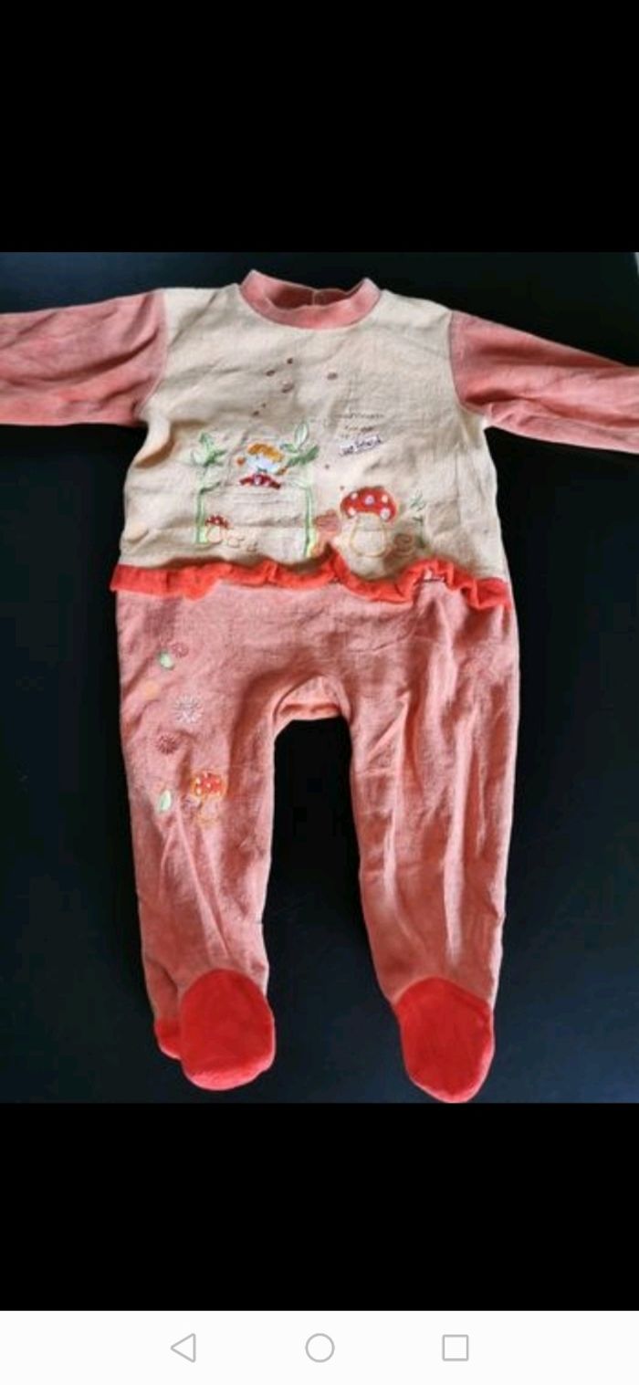 Lot pijamas_ fille_ 12 mois - photo numéro 4