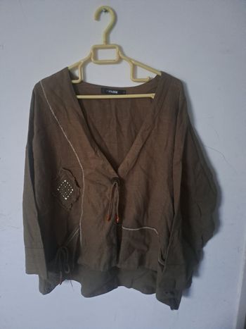 Veste / Gilet Kaki Floresse Taille L