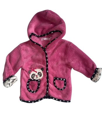 Gilet peignoir bébé fille 3 mois