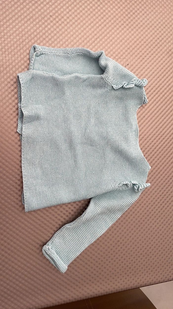 Gilet bleu 9 mois - photo numéro 3