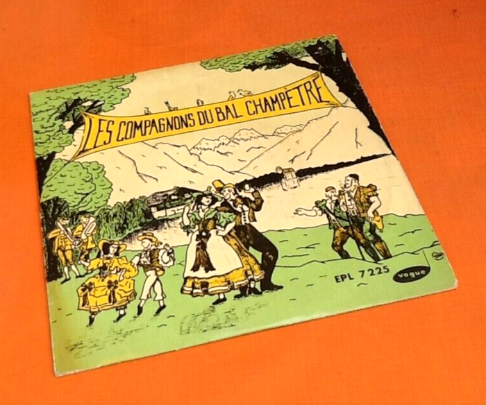 Vinyle 45 tours Les compagnons du Bal champêtre Die Luschtige Ländlerbursche - photo numéro 5