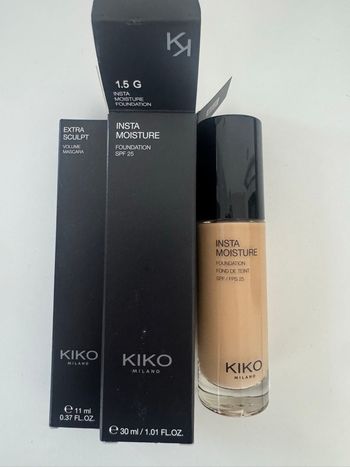 Fond de teint kiko plus mascara kiko