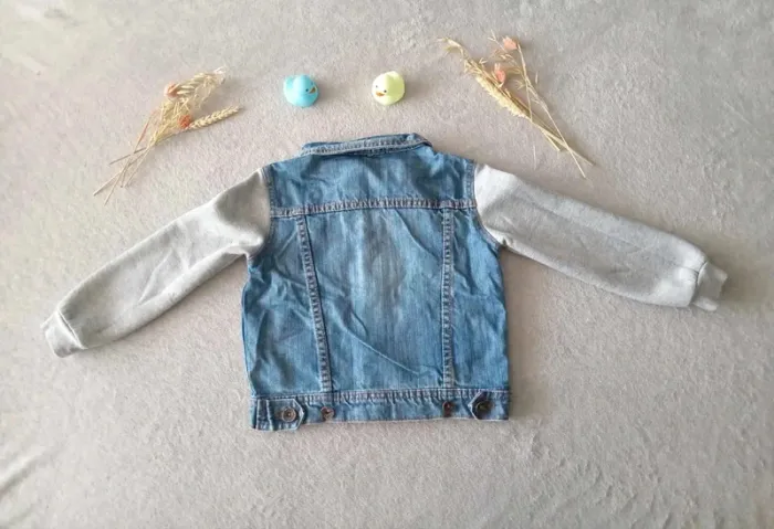 Veste en jean garçon 4 ans Dany Kids – stylée et confortable ! - photo numéro 3