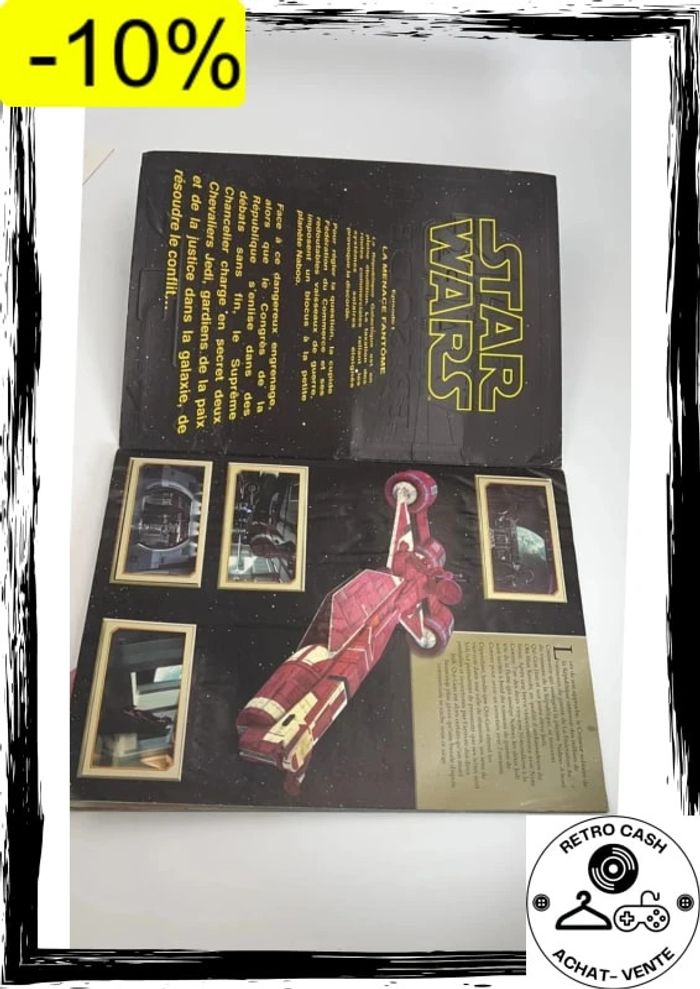 Album incomplet il manque 1 vignette Star Wars epidose 1 Merlin Lucasfilm 1999 - photo numéro 11