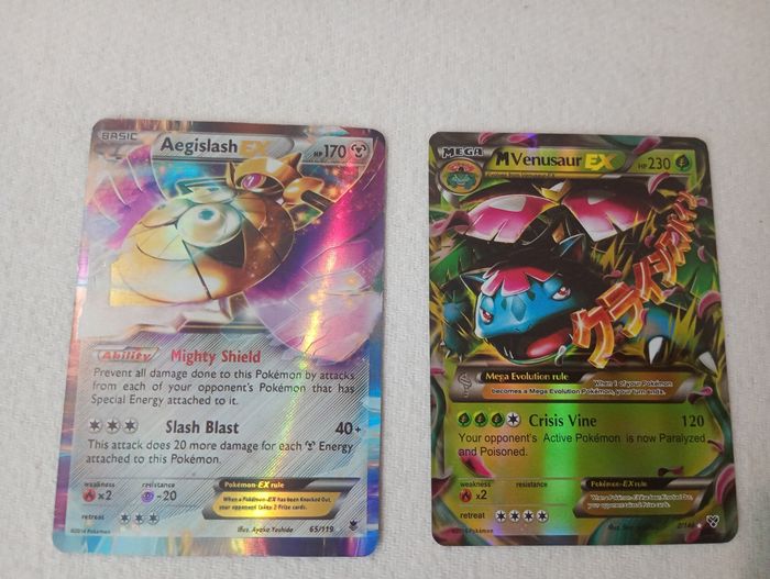 Lot de 2 cartes pokémon