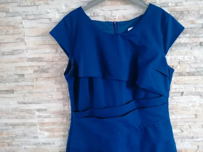 Robe de soirée bleu électric taille 40 - photo numéro 7
