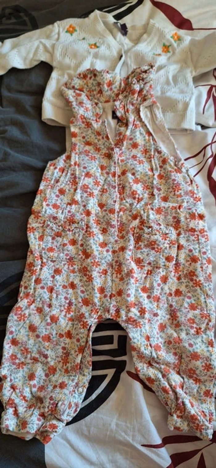 Ensemble dissociable combinaison et gilet 12M