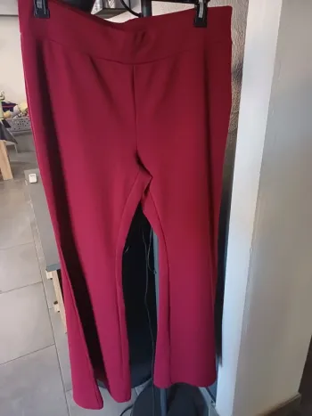 Pantalon pat' deph bordeaux