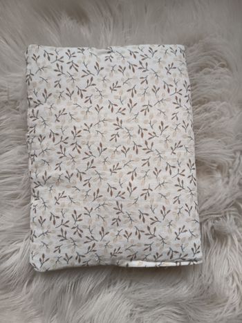 Protège carnet de santé fleuris 